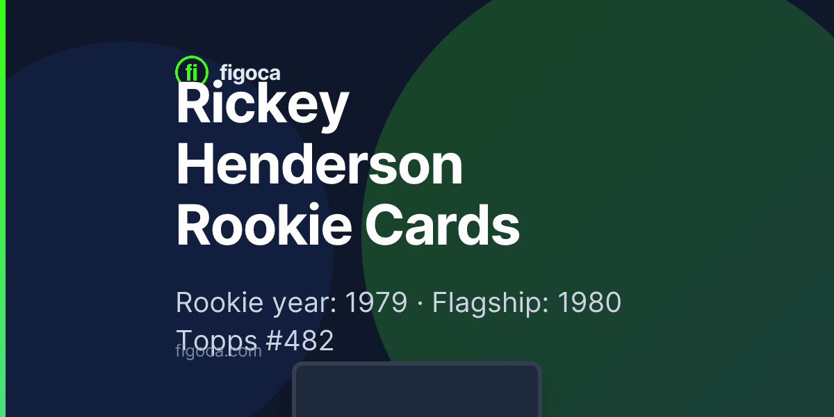 Rc Rookie Png Rickey Henderson Rookie Cards: Values & Checklist (1979) | figoca