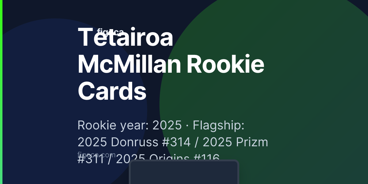 Tetairoa McMillan Rookie Cards: Values & Checklist (2025) | figoca