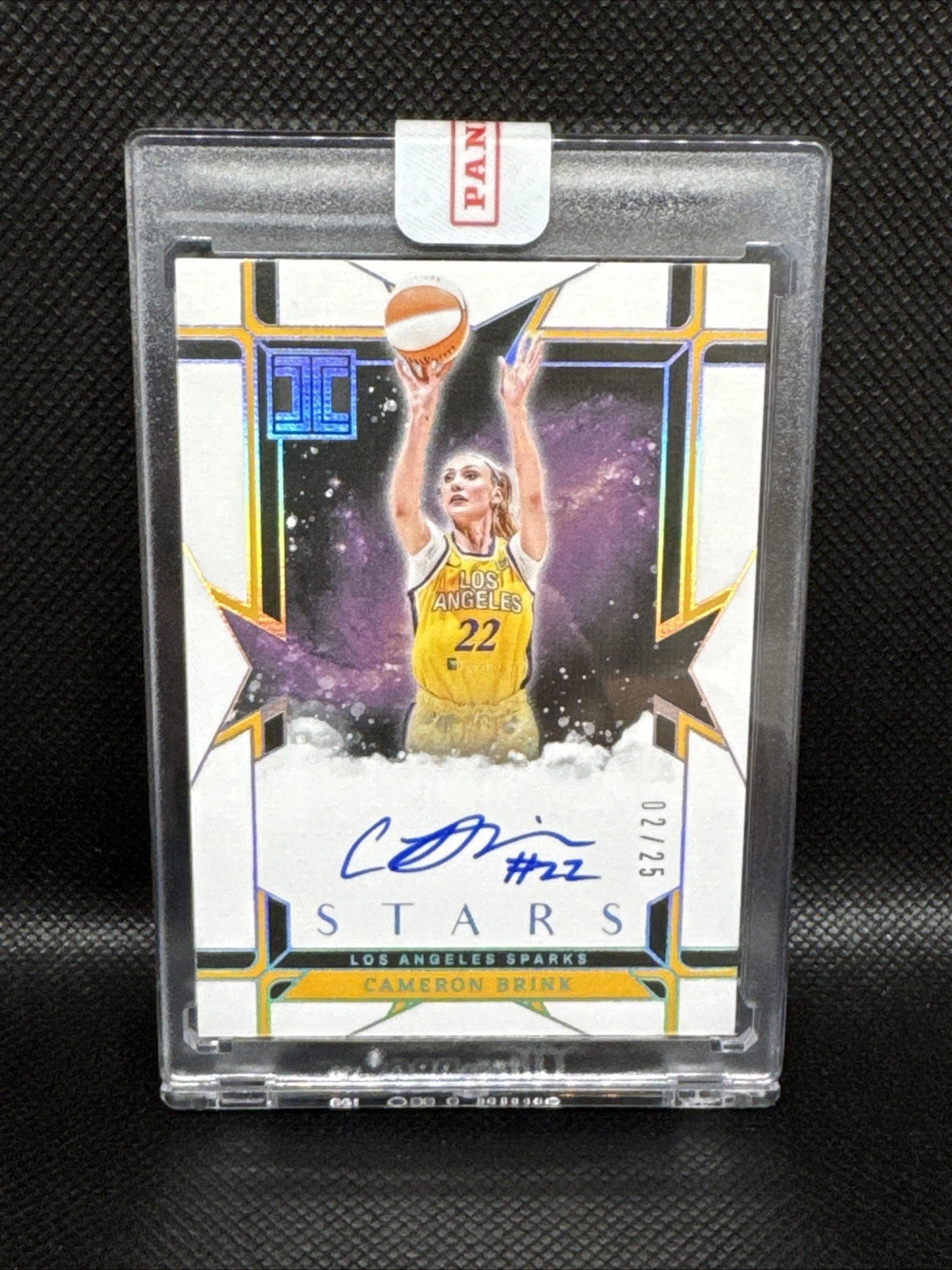 On-card autograph example