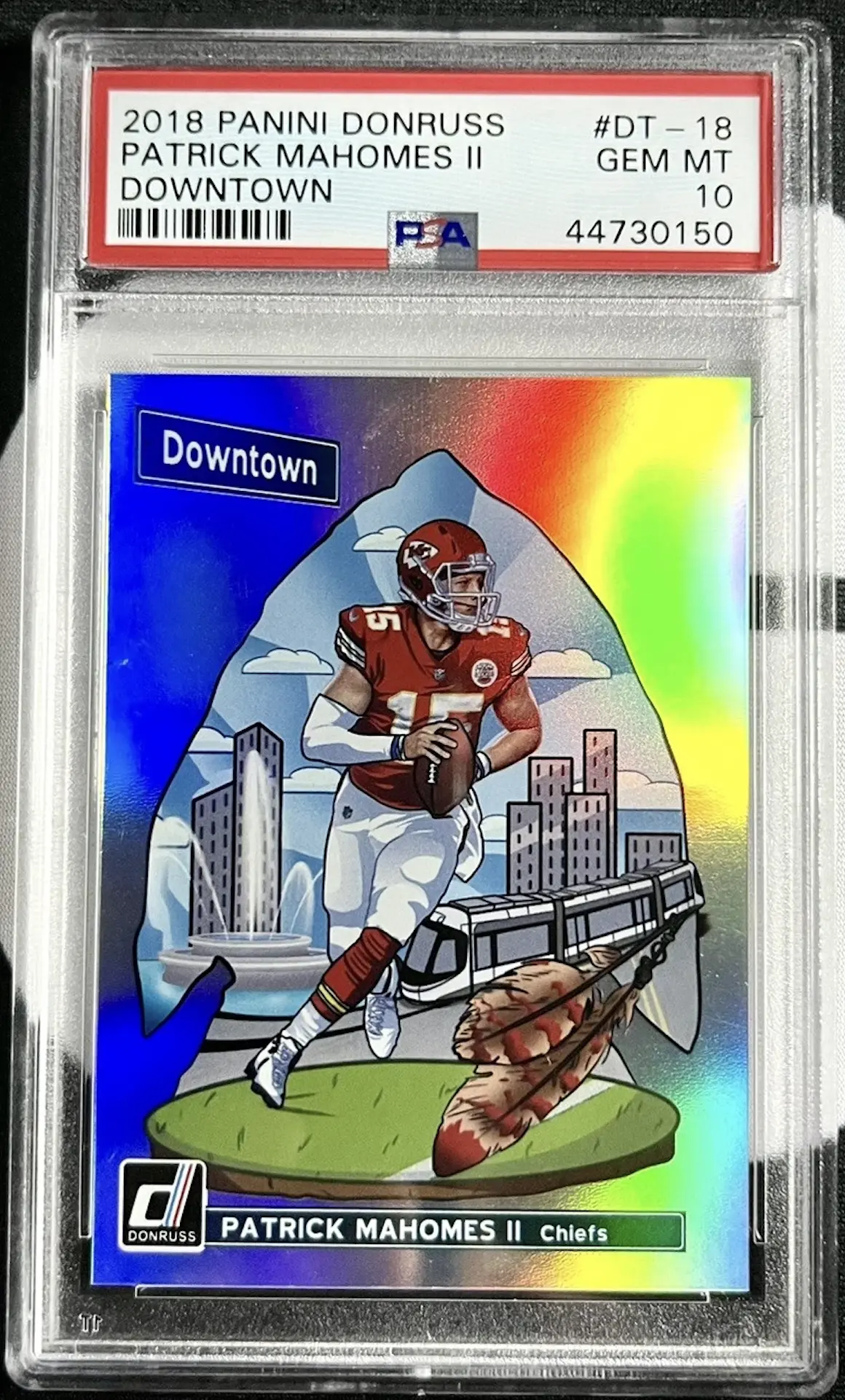 2018 Donruss Downtown DT-18 Patrick Mahomes