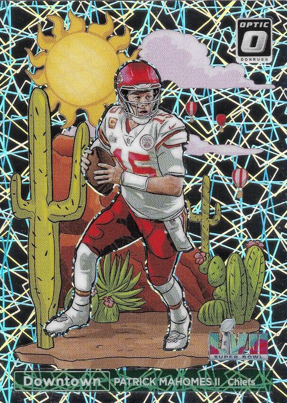 2023 Donruss Optic Super Bowl Downtown 1 Patrick Mahomes