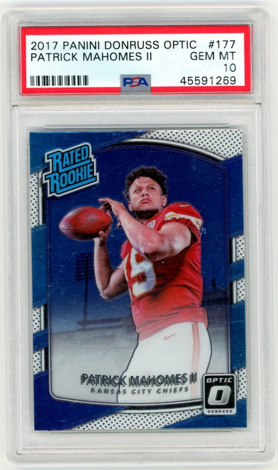 Example of a popular rookie card