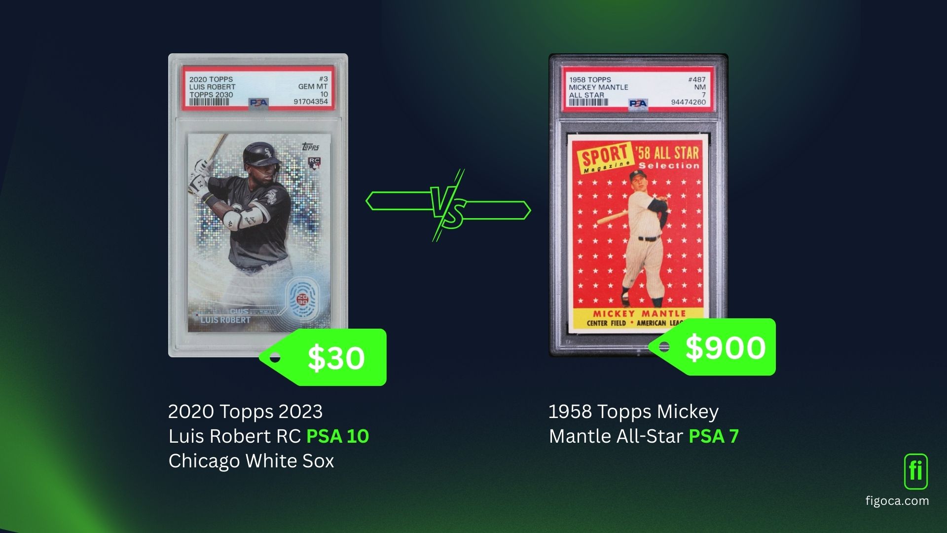 Buy the card, not the grade