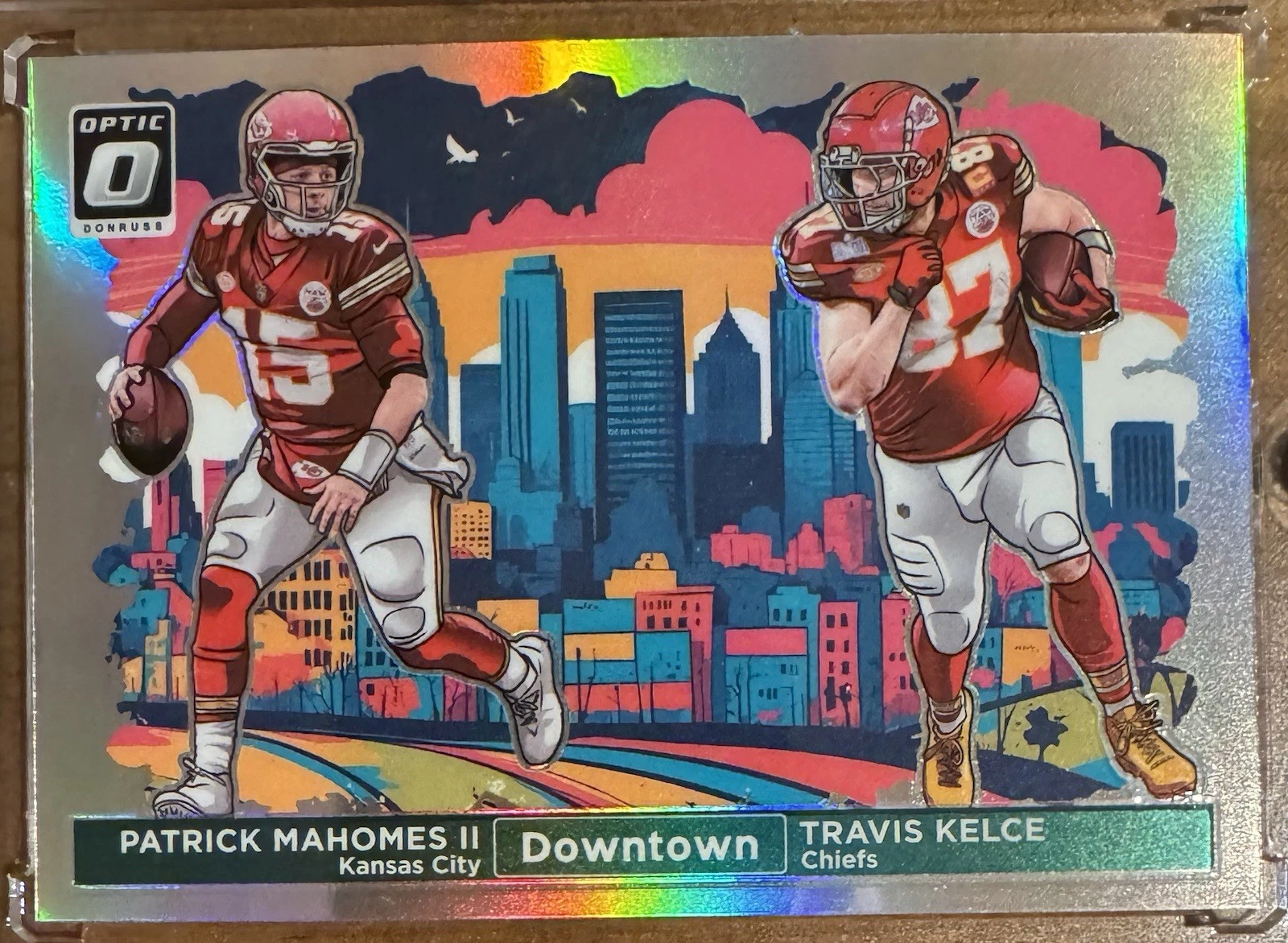 2024 Donruss Downtown Horizontal #1 Patrick Mahomes Kelce
