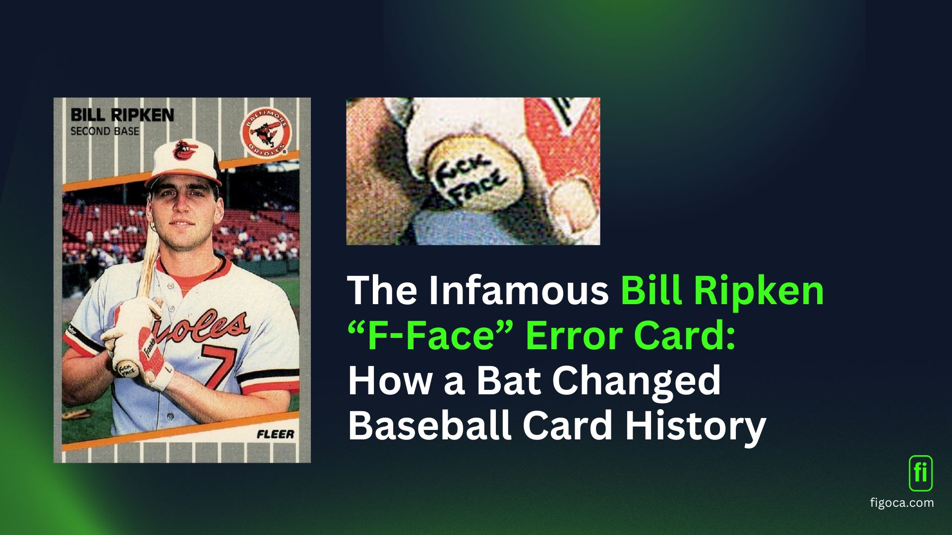 Bill Ripken Error Card: 1989 Fleer F-Face Variants & Values
