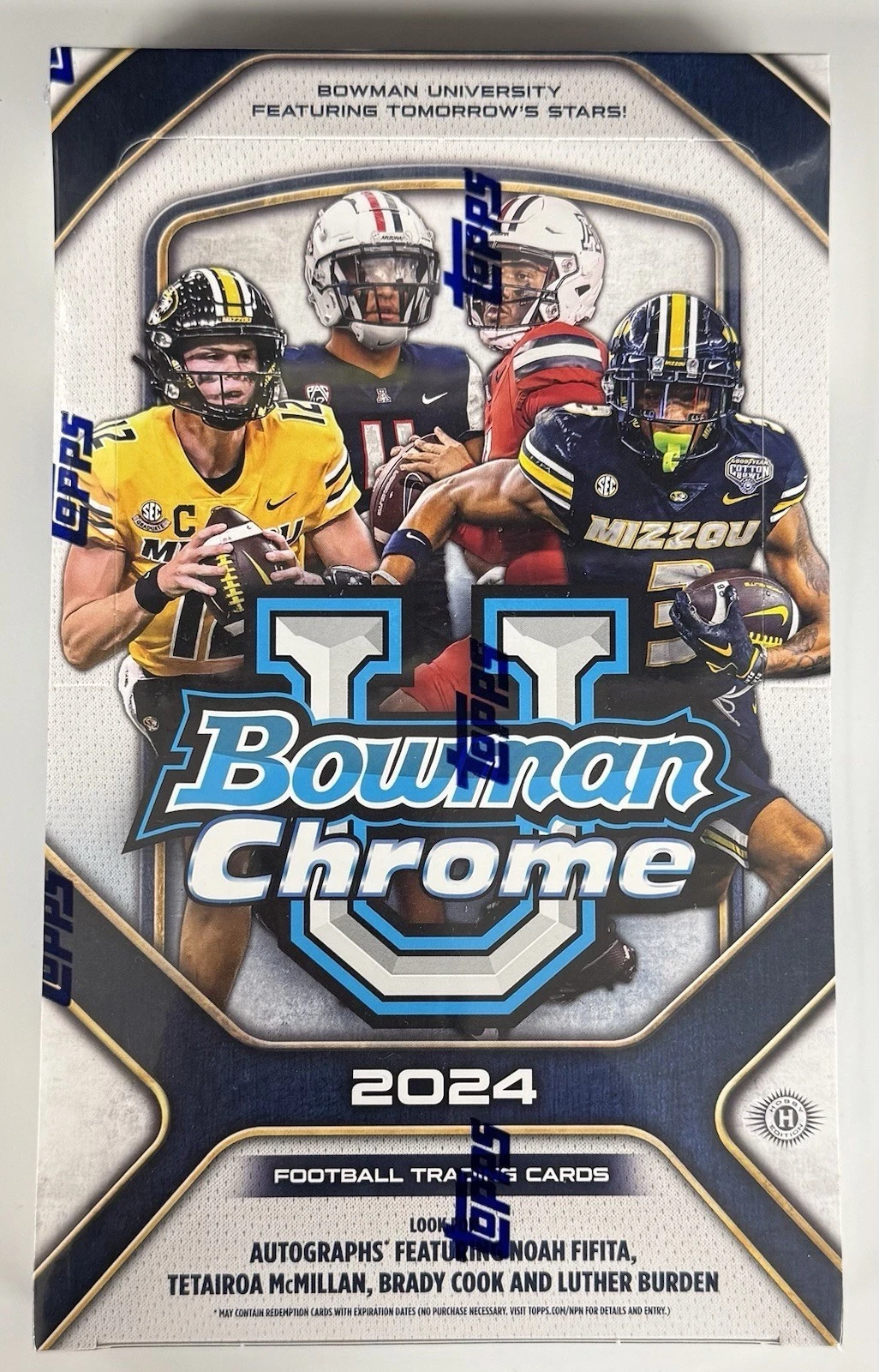 2024 Bowman Chrome University Football (Sealed) product image