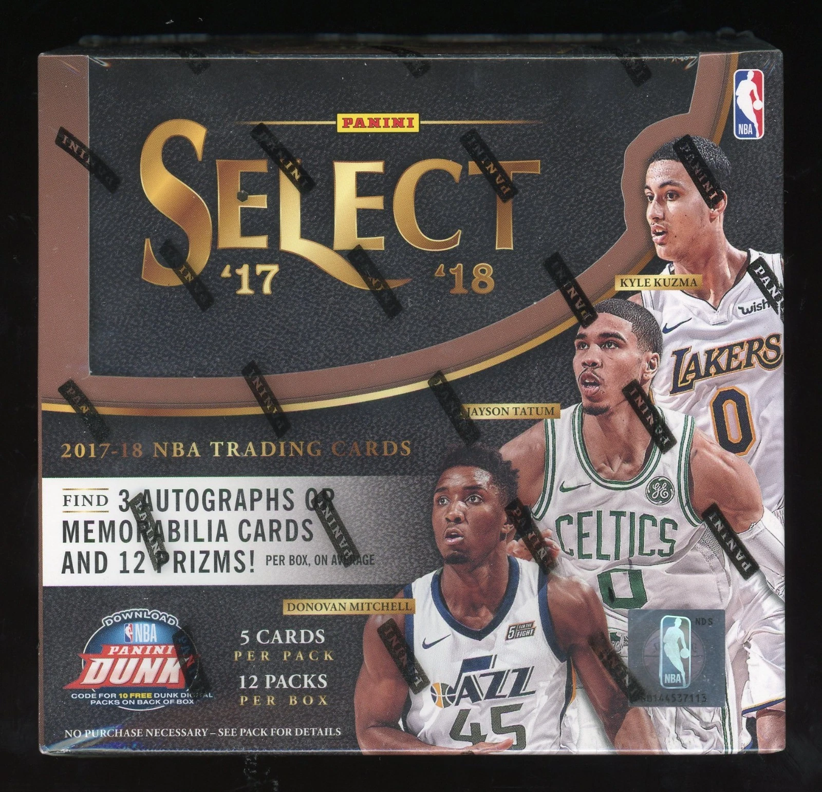 2017-18 Panini Select Basketball Hobby Box product image
