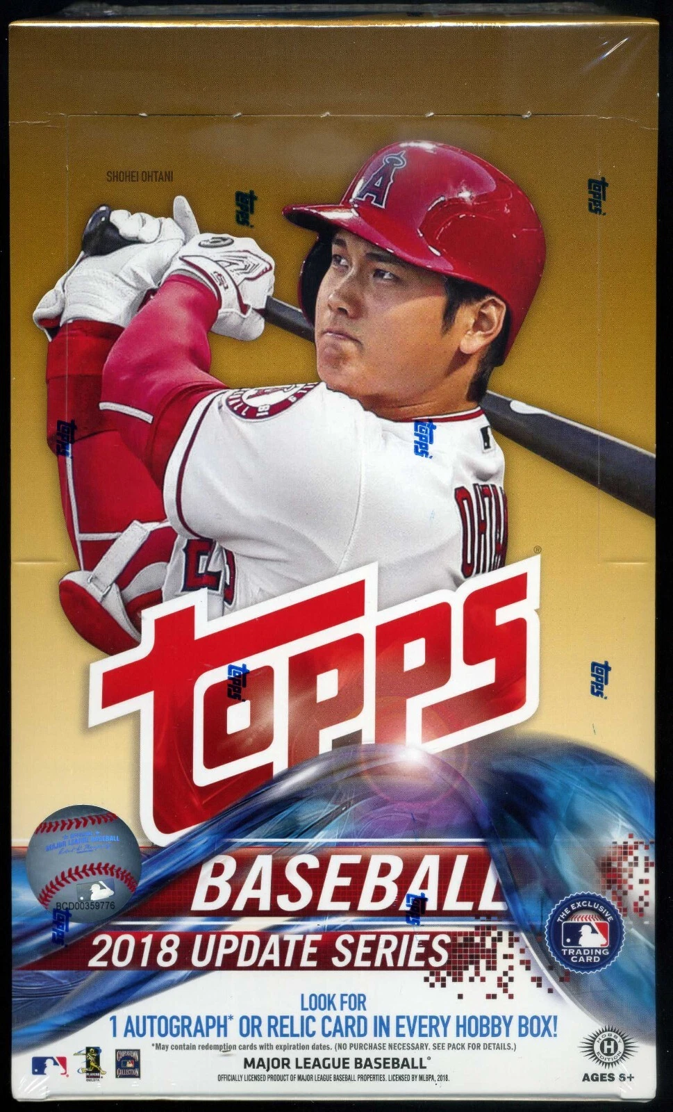 2018 Topps Update Series Hobby Box product image