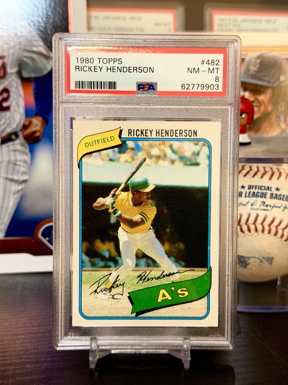 Rickey Henderson rookie card