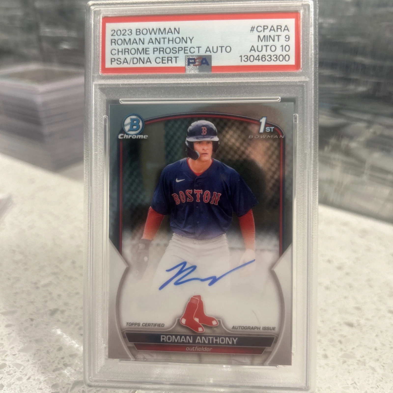 Roman Anthony rookie card