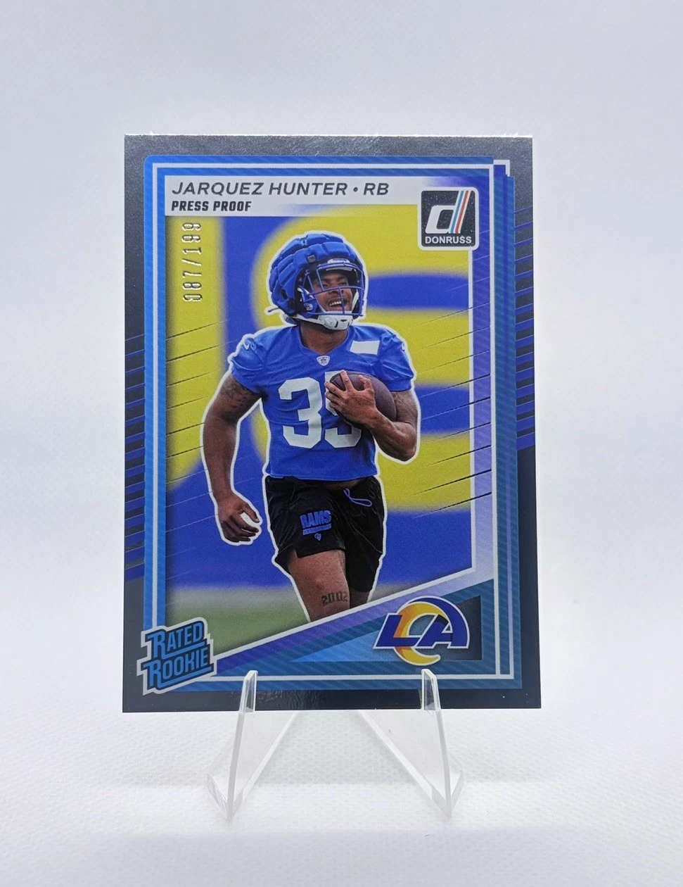 Jarquez Hunter rookie card