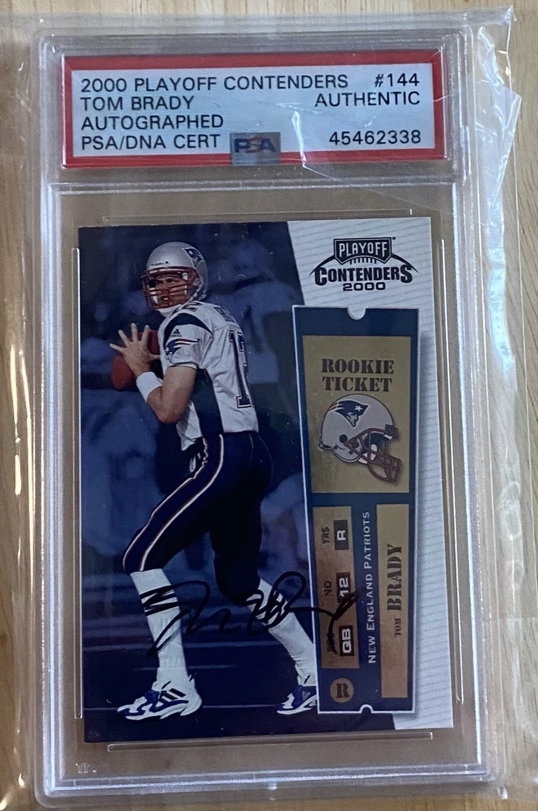 Tom Brady rookie card